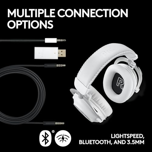 Image of Logitech G Pro X Superlight 2 Lightspeed Wireless Gaming Mouse + G Pro X 2 Wireless Gaming Headset Bundle - White