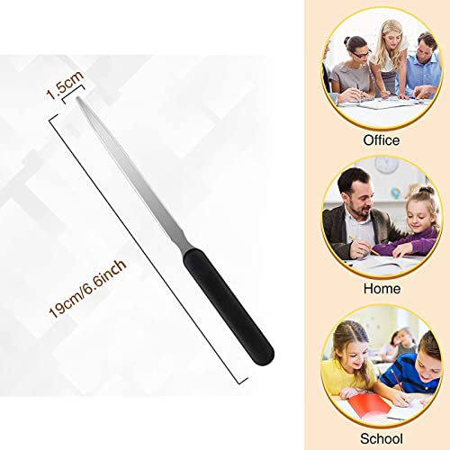 Letter Opener, 2 Pieces Envelope Opener, Letter Opener Envelope Slitter, Mail Opener, Stainless Steel Hand Envelope Slitter Open Letter, Sword Letter Opener, Letter Opener Sword, Mail Opener Tool #TOP1
