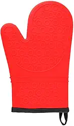 Luva de Silicone C/Barra de tecido Para Cozinha