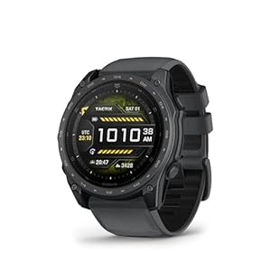 Garmin tactix Cerakote Premium Tactical GPS Smart Watch with AMOLED Display Solver Applied Ballistics Cerakote Coating Slate Grey