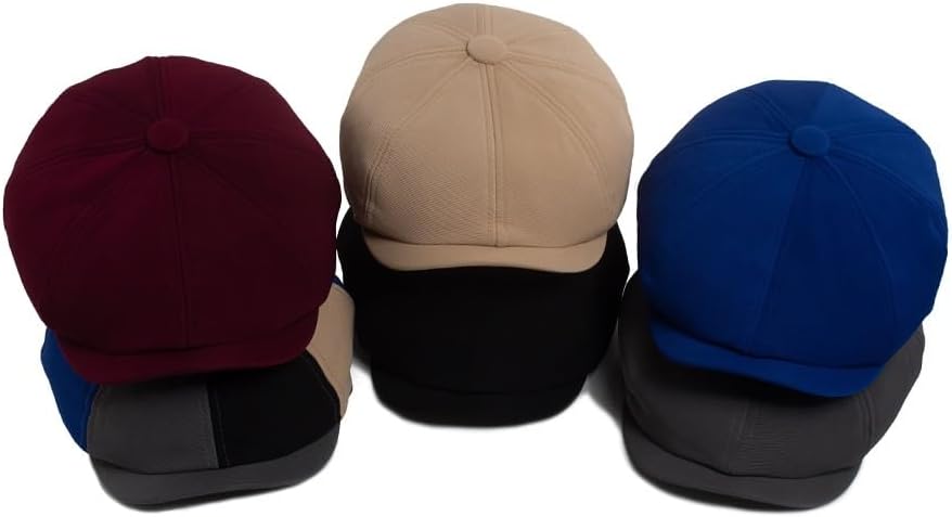 Retro Beret Casual Boho Versatile Painter's Caps Men's Octagonal hat Newsboy Cap