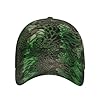 FHIZOAL Green Snake Classic Baseball Cap Dad Hat Adjustable Breathable Vintage Golf Gym Workout Sports Outdoor #1