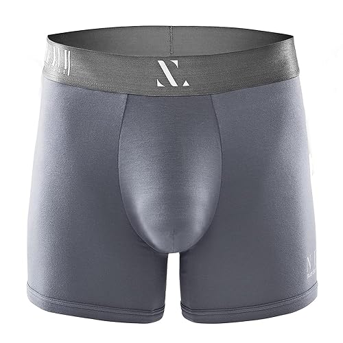 NEX Men's Boxer Briefs with Pouch Support, Micro Modal Fabric for Ultimate Comfortable Soft Underwear for Men