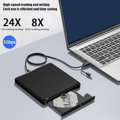 Lecteur USB externe rapide pour PC portable sans lecteur de disque