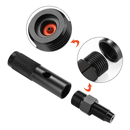 Hk Quick Change 12G Co2 Cartridge Adapter With 88G Or 90G Capsule Threads Bottle For Sig Sauer Mpx And Mcx Air Gun Rifle #TOP2