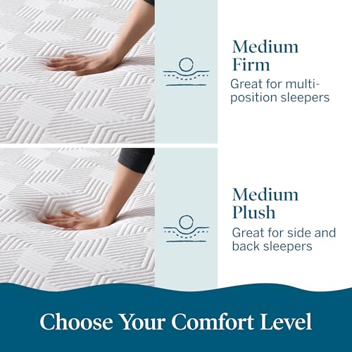 LUCID 12 Inch Memory Foam Mattress - Plush Feel - Memory Foam Infused with Bamboo Charcoal - Gel Infusions - CertiPUR-US Certified - Breathable - TwinTwin Size