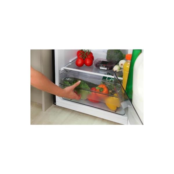 Russell Hobbs Freestanding 142cm Tall Larder Fridge, A+ Rating, 235Litre Capacity, White, RH55LF142 - Image 8