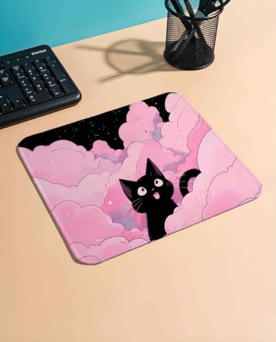Image of Mouse Pad for Laptop & Desktop | 9x7 Inch Anti-Fray Stitched Edges | Non-Slip Rubber Base | Desk Setup Accessory for Students, Gamers & Professionals (Aligator)