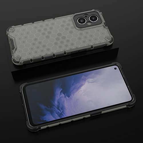 Image of Glasgow Back Case Cover Compatible with Oppo F21 Pro 5G (Stylish Design) - Black