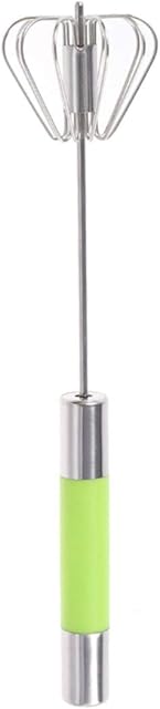SHERCHPRY Egg Whisk, Stainless Steel Hand Push Whisk Blender, Egg Beater, Hand Push Mixer Stirrer for Blending, Whisking, Beating& Stirring
