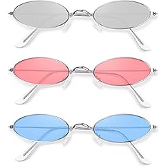 Blue Lens, Pink Lens, Silver Lens