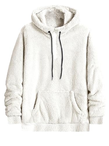 Noble Monk Men's Full Sleeve Sherpa Fur Hooded Sweatshirt - Image 2