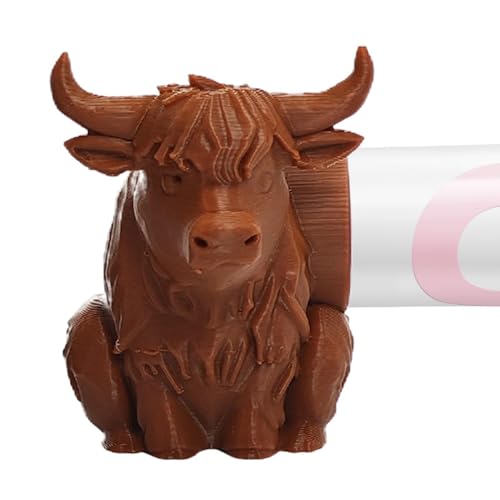 Animal Toothpaste Topper Lid - Fun Bathroom Dispenser Cap for Brushing Habits | PLA Printed Character Cover with Rolling Squeeze