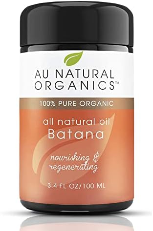 Au Natural Organics Batana Oil – From Honduras | Restores, Revives & Nourishes Damaged Hair & Scalp | Thickens Hair & Repairs Split Ends | Face & Body Skin Moisturizer | 3.4oz/100ml