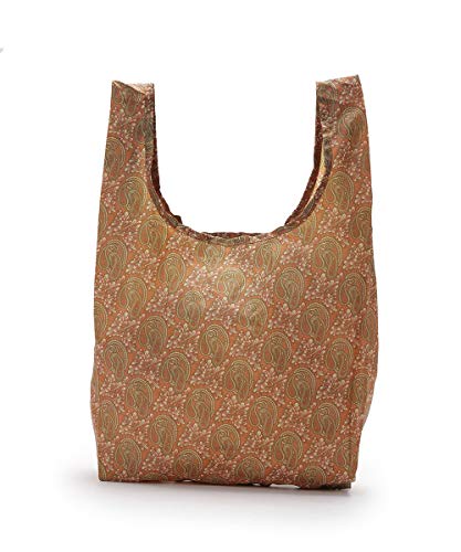 ナノ・ユニバース(nano・universe) UOペイズリー柄エコバッグ F モカ UNIVERSAL OVERALL