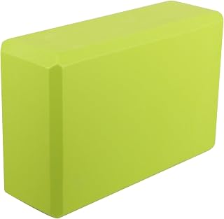 Yoga Blocks - 23x15x7.6cm Yoga Block | Premium EVA Foam Bricks | Anti Slip Stretching Brick | Lightweight Eco Friendly Foam Accessories For Pilates Deepen Flexibility Balance Spine Strength