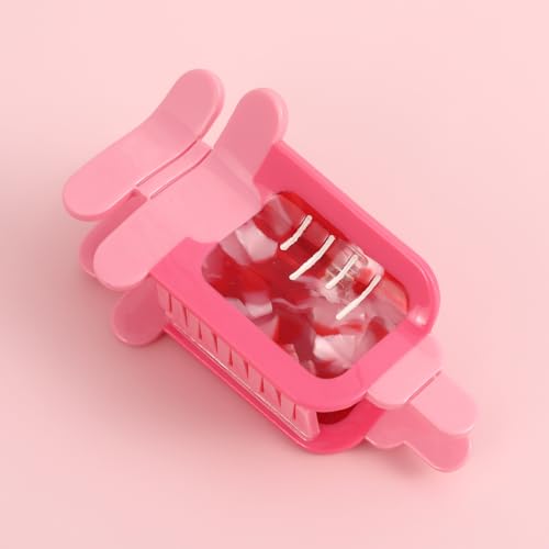 Syringe Hair Clip Small Claw Clip for Women,Acetate Hair Clip Personalized Hair Claw for Women Summer Gift