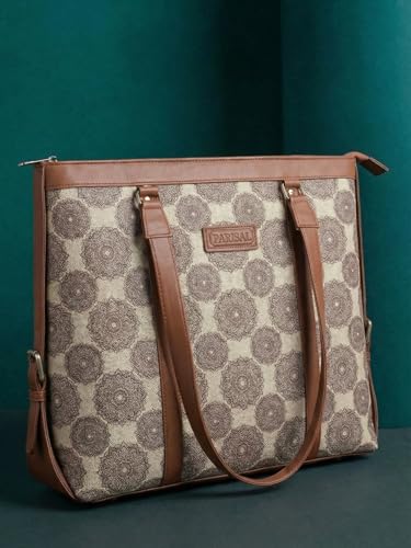 Image of Stylish Tote Bags for Office Use | Laptop Bag 15.6 inch | Purse for Women | Vegan Leather Handbag | Daily & Travel Use |
