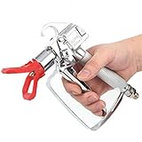 Das Airless-Hochdrucksprühgerät verfügt über einen ergonomisch geformten Griff, um die Ermüdung des Sprühnebels zu verringern. Es ist einfach zu bedienen und zu reinigen.