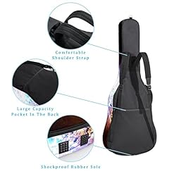 Housse imperméable pour guitare acoustique avec double bandoulière et poche Motif Yin Yang, Multicolor 02, 42.9×16.9×4.7… - Les Beatles, Paul McCartney, John Lennon, RIngo Starr, George Harrison Housse imperméable pour guitare acoustique avec double bandoulière et poche Motif Yin Yang, Multicolor 02, 42.9x16.9x4.7… – Image 3