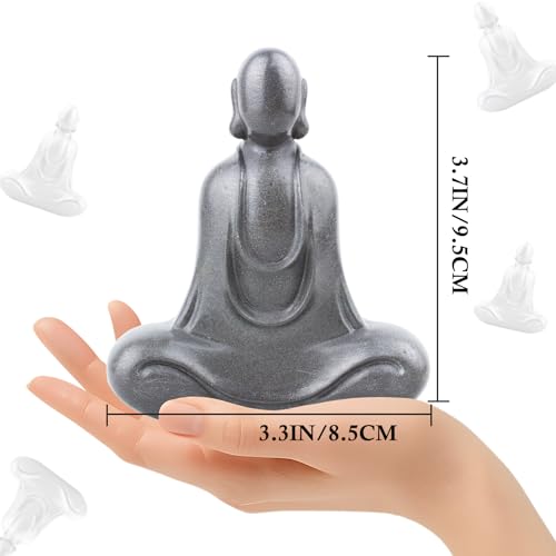 Estatua Buda Sin Rostro de Hierro para Decoración Interior miniatura 3