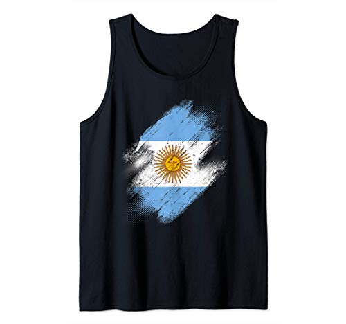 Regalo vintage de la bandera argentina del país de Argentina Camiseta sin Mangas