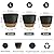 UUBEMM Self Watering Planters with Drainage Holes, Set of 3 Plastic Plant Pots with Deep Reservoir for Indoor Outdoor Garden Flowers Plants,10+9+8 Inch (Black)