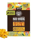 Earth Animal No-Hide Stix Mango Vegetarian Vegetarian Recipe Natural Rawhide Alternative Dog & Cat Chews - 20 Count Value Pack