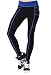 Neonysweets Womens Legging Sports Workout Tights Running Yoga Pants Black Blue M