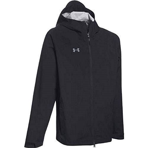 Under Armour Men's UA Storm Rain Jacket (XX-Large, Black-Steel)