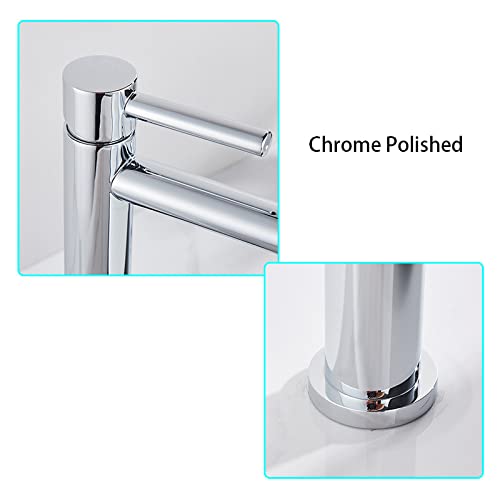 Robinet de lavabo blanc pour éliminer les éclaboussures - 6
