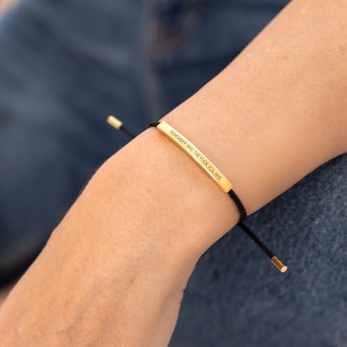 Mint & Lily Bold Remember Who the Fck You Are Inspire Bracelet2