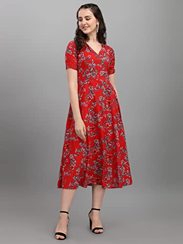 Image of Wedani Women's Chiffon A-Line Maxi Dress