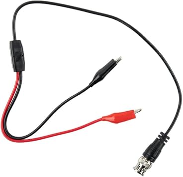 Lightweight Digital Oscilloscope, 2 4 LCD Display, Single Trigger Mode, Test Clip, Adjustable Waveform Display