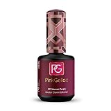 Pink Gellac - 307 Maroon Purple 15 ml - Intensywny fioletowy odcień z czerwonymi odcieniami - ostry i stylowy - Creamy Finish