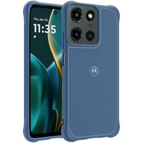 Image of Motorola Moto G (2025 /2026), G Play (2026) Rugged Protective Case Dusk Blue | Precision fit, Military Grade Shock Absorbing Cover for Enhanced Phone Grip, Drop Protection