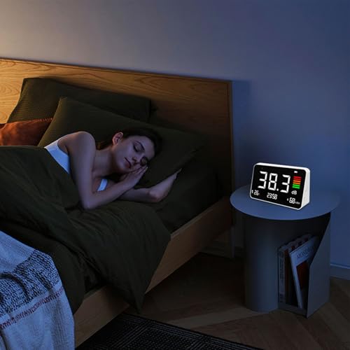 Desktop Decibel Meter LCD Display Digital Sound Level Messgerät für Home Office School Library Lärmpegelmessgerät