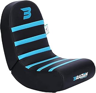 BraZen Piranha Rocker Gaming Chair - Great Gamer Gift And Room Accessory- Blue