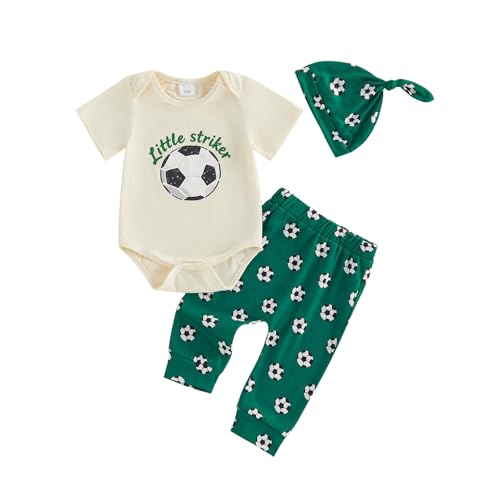 Image of Amnnchya Newborn Baby Boy Clothes Fishing Short Sleeve Romper Shirt Tops Pants Summer Spring Outfits Cute Hat Set