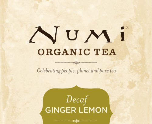 Numi Organic Tea Decaf Ginger Lemon, 16 Count (Pack Of 3), Decaf Green Tea (Packaging May Vary) #TOP4