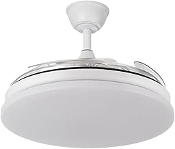 FABRILAMP Tridente DC Fan 59w White 4Blades Desp.108d 6980lm Reg.intensity Remoto+Timer+Memory 3000-4000-6000K