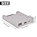 USB Emulator,SFRM72-FU-DL USB Floppy Drive Emulator,34 Pin Floppy Driver Interface, 5V DC 4 Pin Power Plug,720KB Built-in Flash Memory, with FAT12 Format