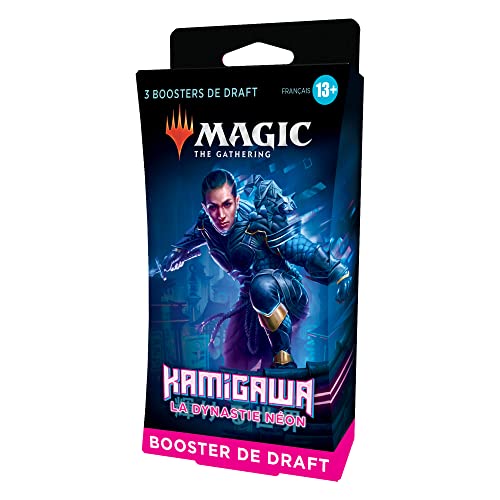 Magic The Gathering - Pack de Draft de 3 boosters Kamigawa : la Dynastie Néon (Version Française)