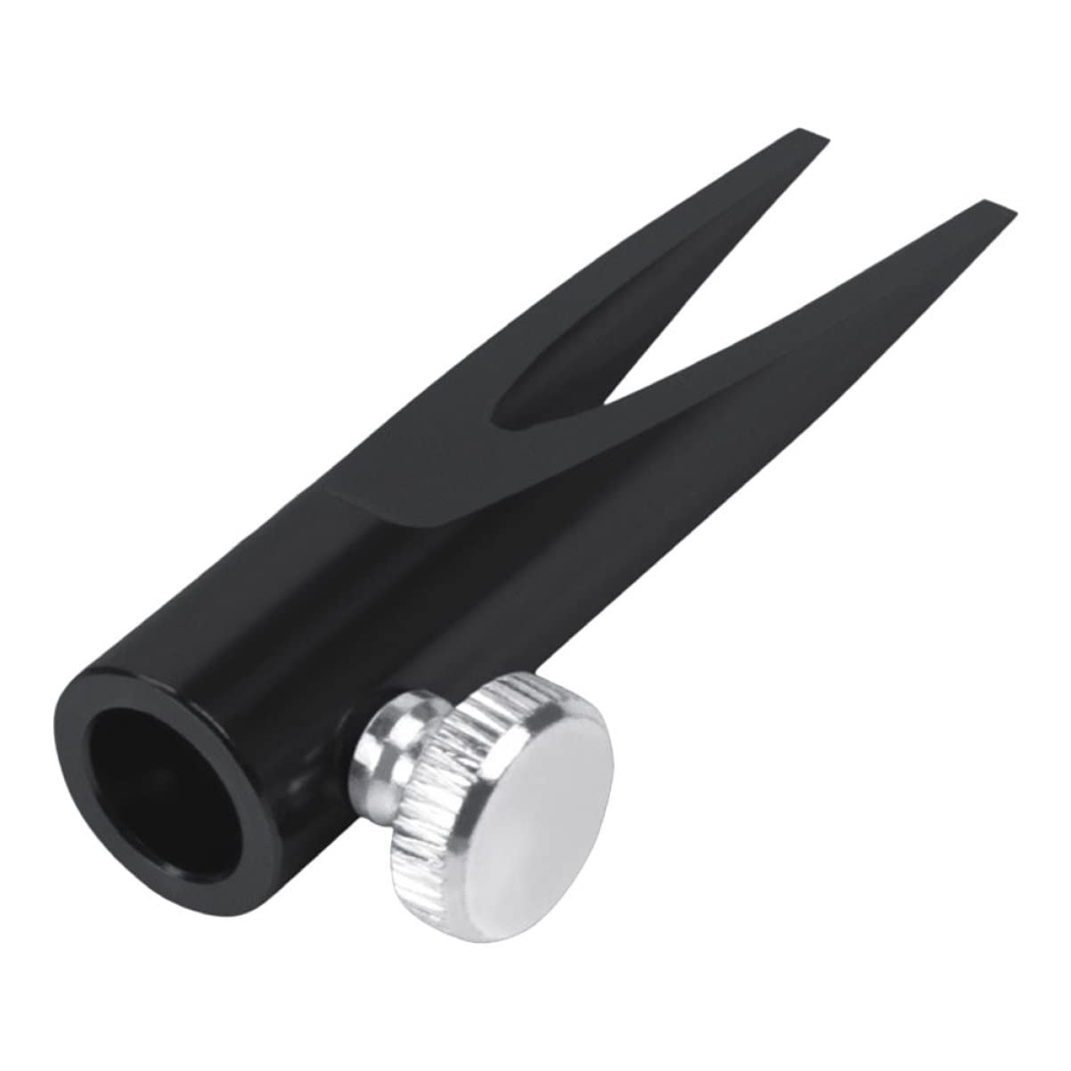 DEARMAMY Eyeliner Pencil Sharpener Compact Design for Eyebrow and Lip Liner Pencils Dual Sided Shaped Slots Lightweight Alloy Tool for Precision Sharpening