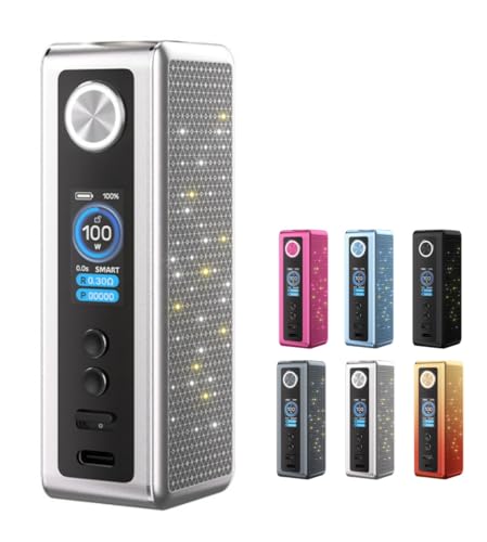 VOO POO VINCI Spark100 Box Mod 100W ブープー ヴィンチ スパーク100 ボックス モッド 電子タバコ Vape ベイプ (Silver)