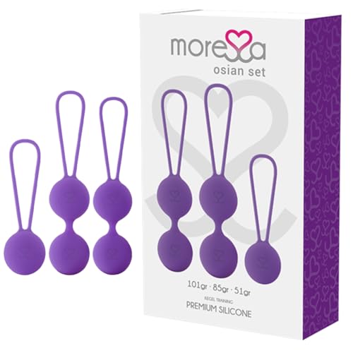 Bolas de ejercicio de suelo pélvico moradas para prevenir la incontinencia