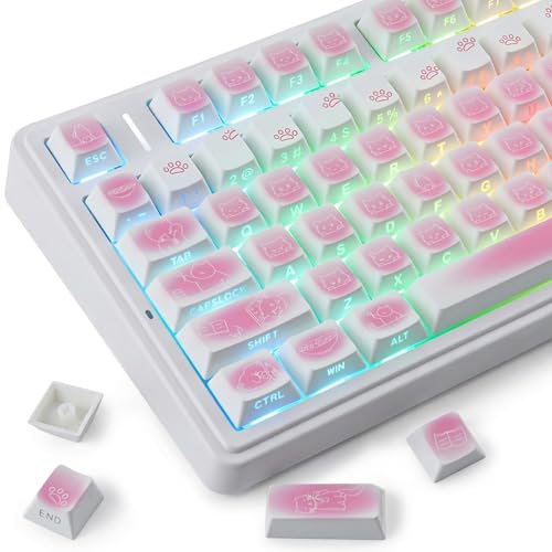 Teclas PBT Sunzit sublimadas de perfil Cherry para evitar el desgaste del teclado
