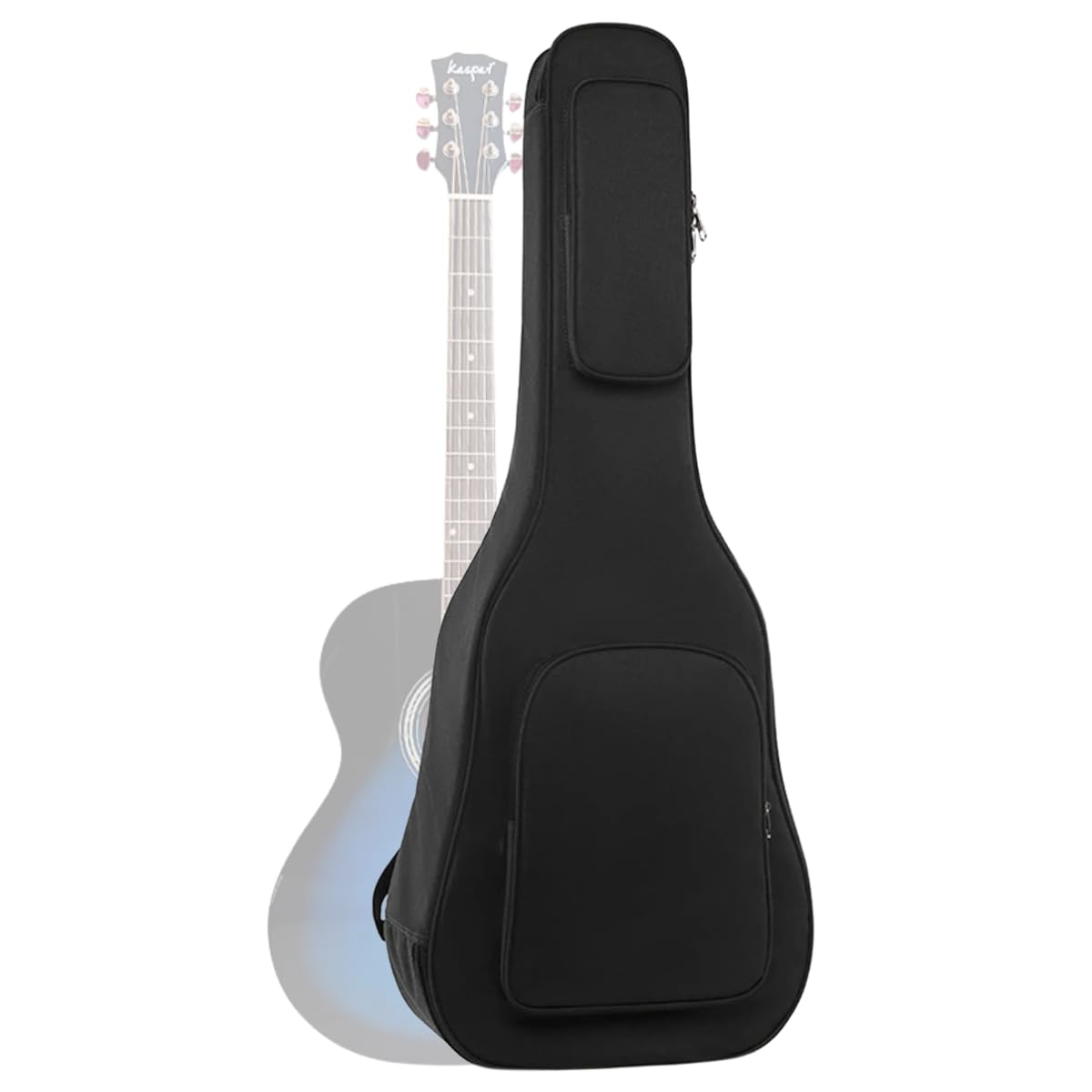 Guitar Bag 10mm Acoustic Guitar Bag for 38, 39, 40, 41 inch Guitars Cover Gig Bag for Yamaha/Pacifica/Juarez/Fender & All Guitars Carrying Bag with Guitar Strap Belt & Picks