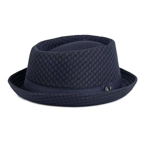 Image of The Hat Depot Unisex Light Weight Classic Soft Cool Mesh Pork Pie hat