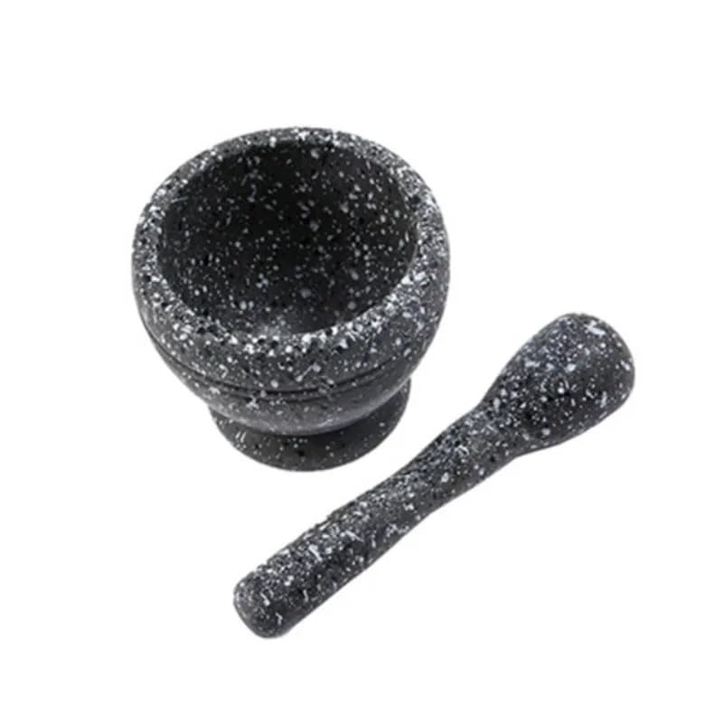 Pestle and Mortar Resin Mortar Pestle Set Garlic Herb Spice Mixing Grinding Crusher Bowl Restaurant
